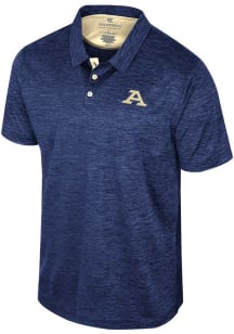 Colosseum Akron Zips Mens Navy Blue Prime Short Sleeve Polo