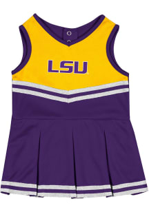 Colosseum LSU Tigers Baby Purple Time for Recess Sets Cheer Dress