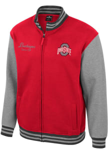 Colosseum Ohio State Buckeyes Mens Red Ambi Turner Varsity Track Jacket