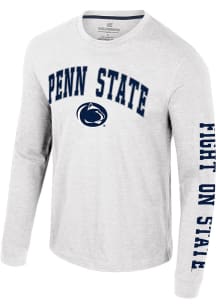 Colosseum Penn State Nittany Lions White Reese Long Sleeve T Shirt