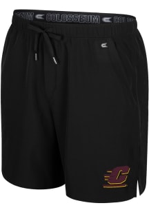 Colosseum Central Michigan Chippewas Mens Black Purdy Shorts