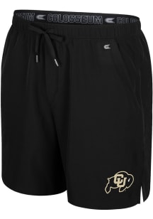Colosseum Colorado Buffaloes Mens Black Purdy Shorts