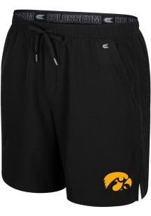 Colosseum Iowa Hawkeyes Mens Black Purdy Shorts