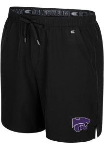 Colosseum K-State Wildcats Mens Black Purdy Shorts