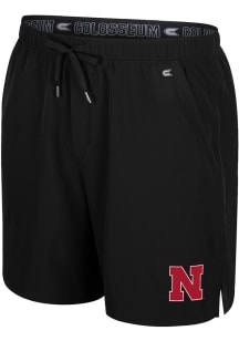 Colosseum Nebraska Cornhuskers Mens Black Purdy Shorts