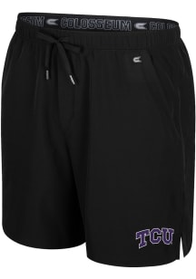 Colosseum TCU Horned Frogs Mens Black Purdy Shorts