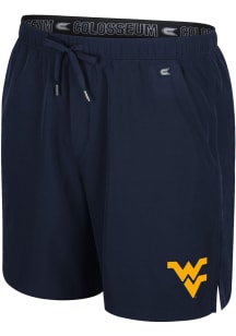 Colosseum West Virginia Mountaineers Mens Navy Blue Purdy Shorts