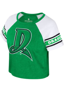 Colosseum Dayton Dragons Womens Green Gloria Short Sleeve T-Shirt