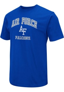 Colosseum Air Force Falcons Blue Field Short Sleeve T Shirt