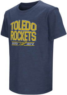 Colosseum Toledo Rockets Youth Blue Playbook Short Sleeve T-Shirt
