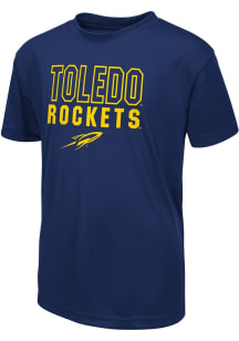 Colosseum Toledo Rockets Youth Blue Trails Short Sleeve T-Shirt