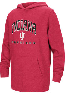 Colosseum Indiana Hoosiers Youth Cardinal Campus Long Sleeve Hoodie