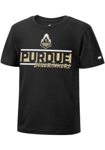 Colosseum Purdue Boilermakers Toddler Black Big Fun Short Sleeve T-Shirt