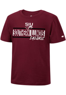 Colosseum Southern Illinois Salukis Toddler Cardinal Big Fun Short Sleeve T-Shirt