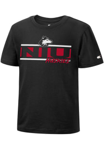 Colosseum Northern Illinois Huskies Toddler Black Big Fun Short Sleeve T-Shirt