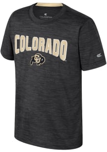 Colosseum Colorado Buffaloes Youth Black Rylos Short Sleeve T-Shirt