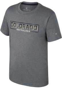 Colosseum Colorado Buffaloes Youth Grey Arcade Short Sleeve T-Shirt
