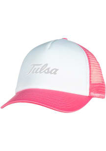 Colosseum Tulsa Golden Hurricane Foam Trucker Style Adjustable Hat - White
