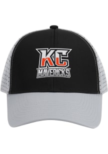 Colosseum Kansas City Mavericks Atomic CPT Performance Adjustable Hat - Black