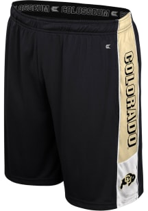 Colosseum Colorado Buffaloes Mens Black Quantum Shorts