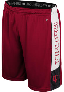 Colosseum Indiana Hoosiers Mens Cardinal Quantum Shorts