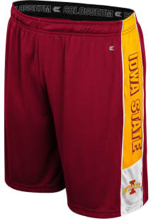 Colosseum Iowa State Cyclones Mens Cardinal Quantum Shorts
