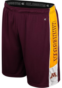 Colosseum Minnesota Golden Gophers Mens Maroon Quantum Shorts