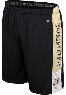Colosseum Purdue Boilermakers Mens Black Quantum Shorts