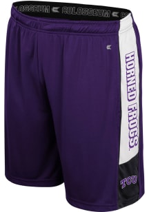 Colosseum TCU Horned Frogs Mens Purple Quantum Shorts