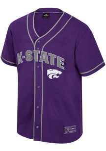 Colosseum K-State Wildcats Mens Purple Detonation Baseball Jersey