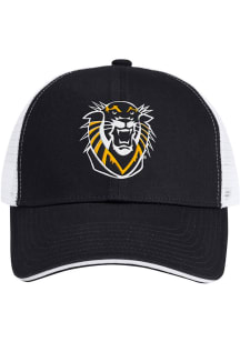 Colosseum Fort Hays State Tigers THE STAPLE 2400 TRUCKER Adjustable Hat - Black