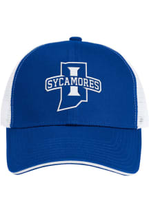 Colosseum Indiana State Sycamores THE STAPLE 2400 TRUCKER Adjustable Hat - Blue