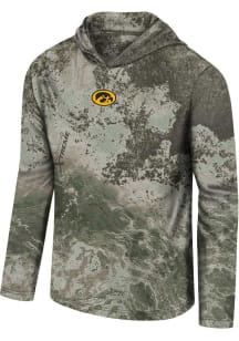 Colosseum Iowa Hawkeyes Mens Olive Realtree Roscoe Hood