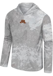 Colosseum Minnesota Golden Gophers Mens Grey Realtree Roscoe Hood