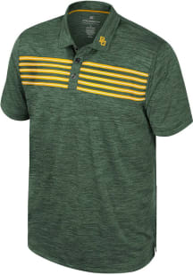Colosseum Baylor Bears Mens Green Theoretical Short Sleeve Polo