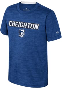 Colosseum Creighton Bluejays Youth Blue Rylos Short Sleeve T-Shirt