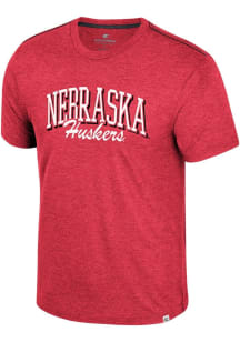 Colosseum Nebraska Cornhuskers Red Physicist Short Sleeve Fashion T Shirt