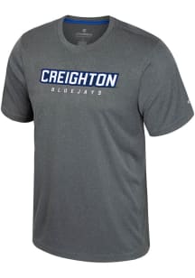 Colosseum Creighton Bluejays Charcoal Physics Short Sleeve T Shirt