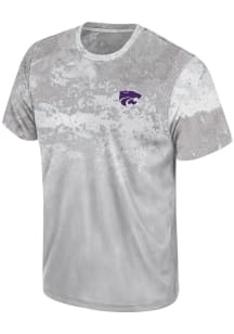 Colosseum K-State Wildcats Grey Realtree Newport Short Sleeve T Shirt