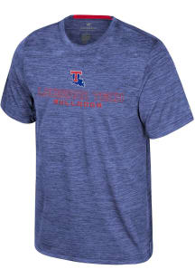 Colosseum Louisiana Tech Bulldogs Blue Theoretical Short Sleeve T Shirt