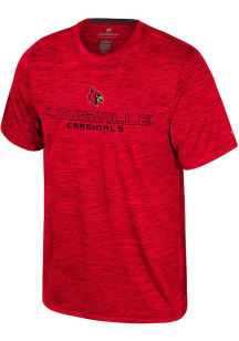 Colosseum Louisville Cardinals Red Theoretical Short Sleeve T Shirt
