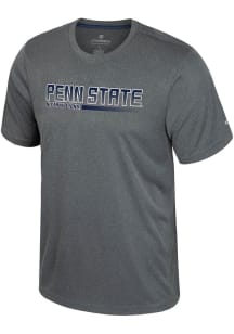 Colosseum Penn State Nittany Lions Charcoal Physics Short Sleeve T Shirt