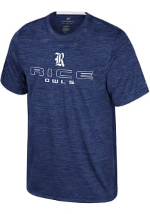 Colosseum Rice Owls Navy Blue Theoretical Short Sleeve T Shirt