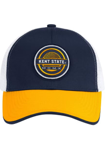 Colosseum Kent State Golden Flashes RABI 2400 TRUCKER Adjustable Hat - Blue