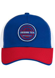 Colosseum Louisiana Tech Bulldogs RABI 2400 TRUCKER Adjustable Hat - Blue
