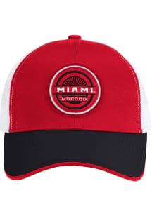 Colosseum Miami RedHawks RABI 2400 TRUCKER Adjustable Hat - Red