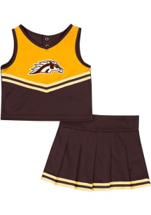 Colosseum Western Michigan Broncos Toddler Girls Gold Time for Recess Sets Cheer