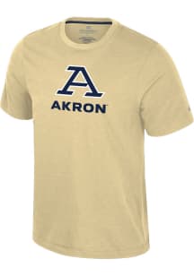 Colosseum Akron Zips Gold Teller Short Sleeve T Shirt