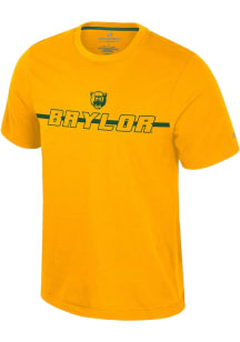 Colosseum Baylor Bears Gold Teller Short Sleeve T Shirt
