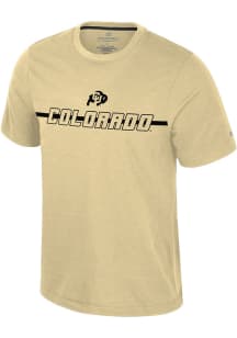 Colosseum Colorado Buffaloes Gold Teller Short Sleeve T Shirt